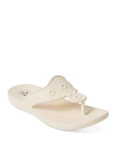 Jack Rogers Women's Jacks Eva Waterproof Flat Sandals In White