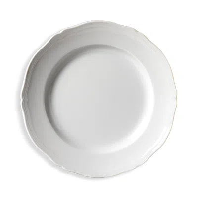 Ginori 1735 Antico Doccia Flat Dessert Plate In White