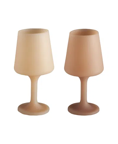 Porter Green Swepp Unbreakable Wine Glasses - Set Of 2