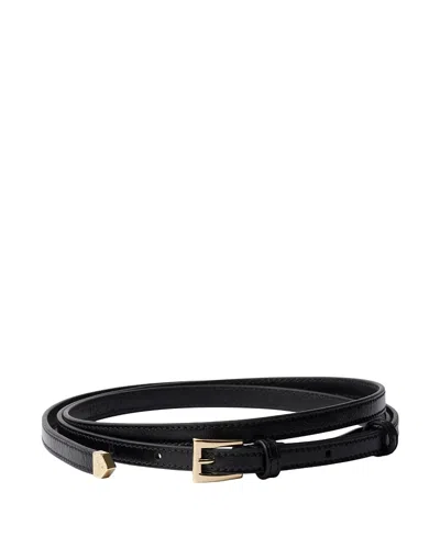 Prada Leather Belt In Black