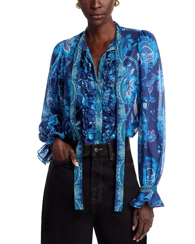 Kobi Halperin Kourt Blouse In Blue