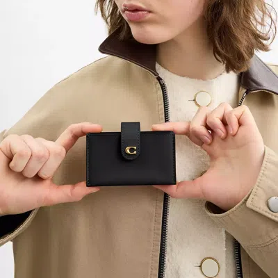 Coach Essential Multi Card Holder In Black