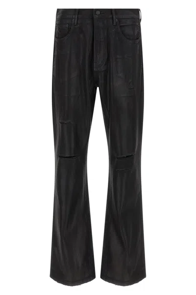 Purple 'p026 Rinsed Foil Boot' Jeans In Black