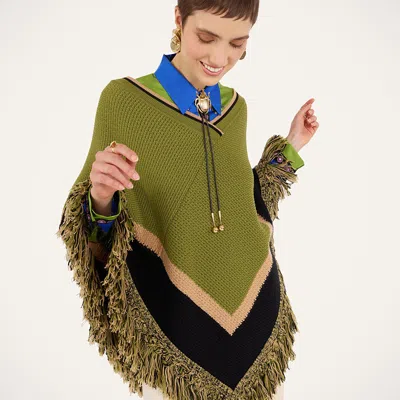 La Doublej Dreamcatcher Poncho In Multi