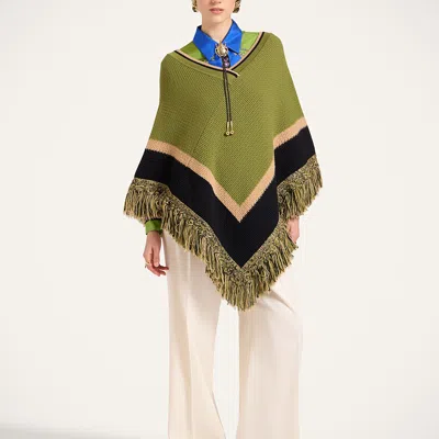 La Doublej Dreamcatcher Poncho In Multi