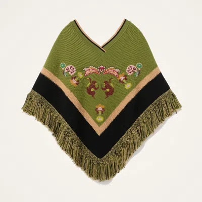 La Doublej Dreamcatcher Poncho In Multi