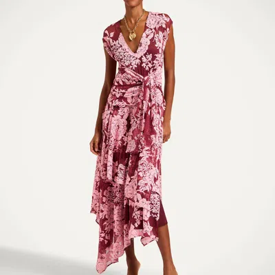 La Doublej Do It All Lacey Dress In Animal Print