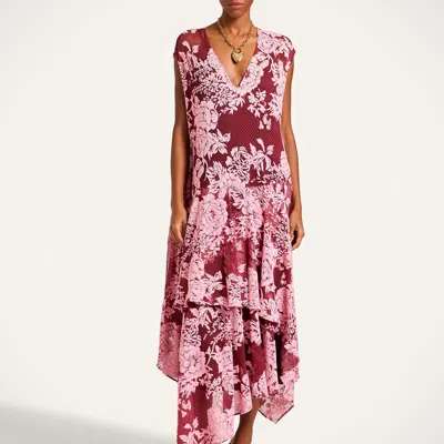 La Doublej Do It All Lacey Dress In Animal Print