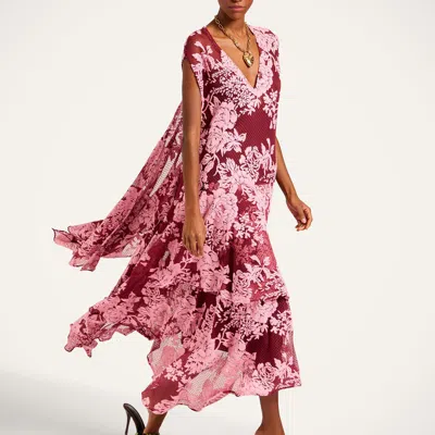 La Doublej Do It All Lacey Dress In Animal Print