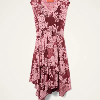 La Doublej Do It All Lacey Dress In Animal Print