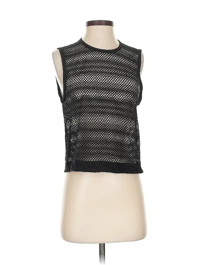 Pre-owned Lululemon Athletica Sleeveless T-shirt In Black
