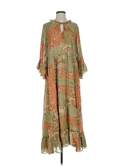 Pre-owned Show Me Your Mumu Casual Dress In Green