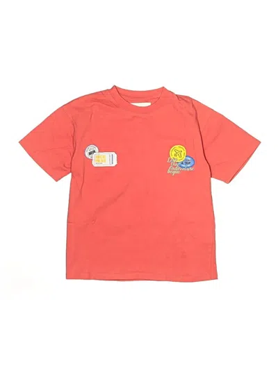 Pre-owned Zara Kids' Short Sleeve T-shirt In Red