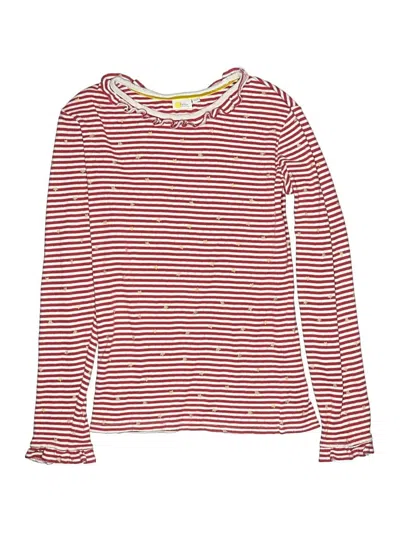 Pre-owned Boden Kids' Long Sleeve T-shirt In Red