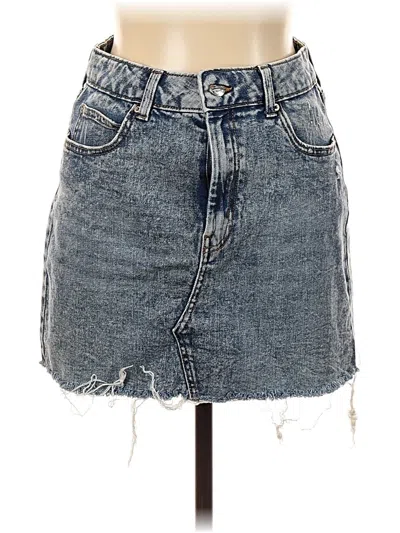 Pre-owned Wild Fable Denim Skirt In Blue