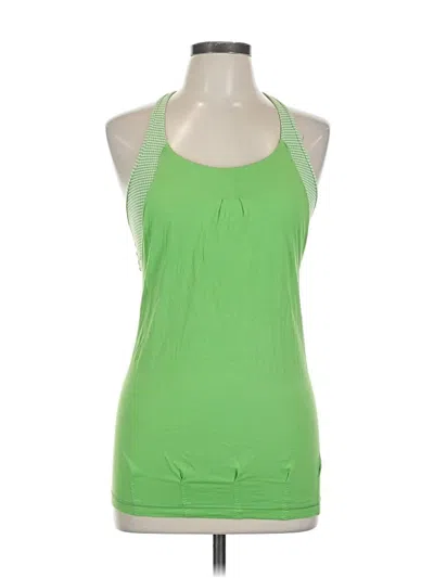Pre-owned Lululemon Athletica Active Tank Top In Green