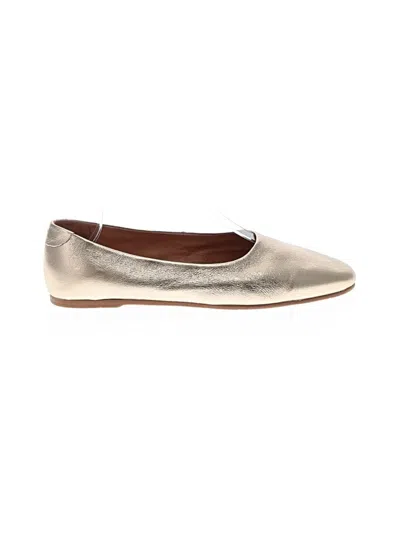 Pre-owned Beek Flats In Gold