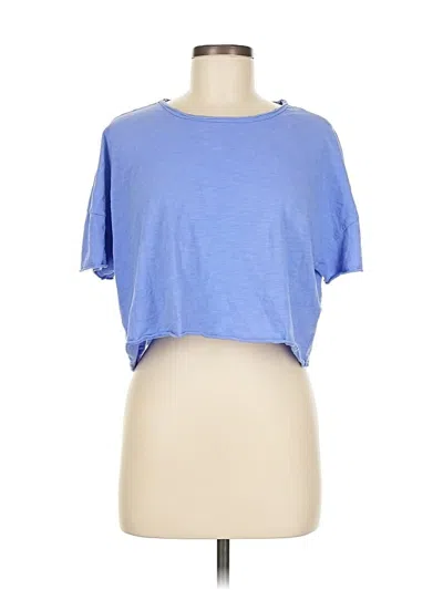 Pre-owned Noisy May Short Sleeve T-shirt In Blue