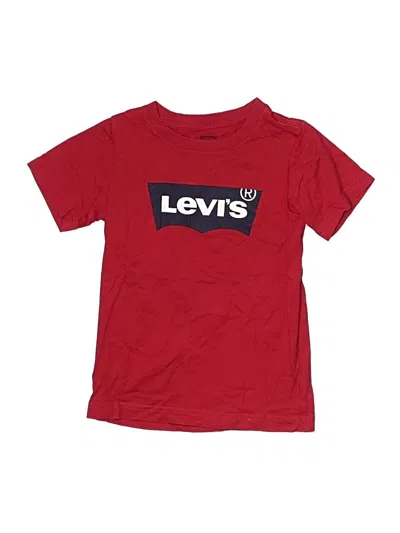 Pre-owned Levi's Kids'  Short Sleeve T-shirt In Red