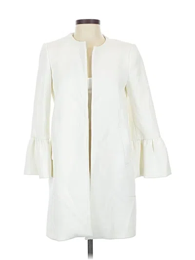 Pre-owned Zara Coat In White