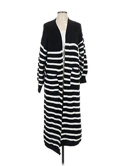 Pre-owned Shein Cardigan Sweater In Black