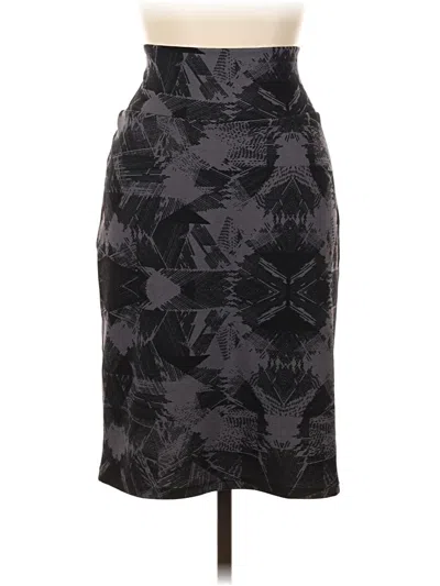 Pre-owned Lularoe Casual Skirt In Black