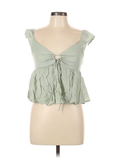 Pre-owned Be Cool Sleeveless Blouse In Green