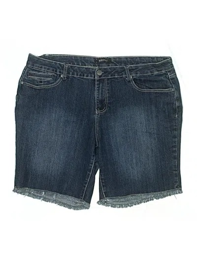Pre-owned Roz & Ali Denim Shorts In Blue