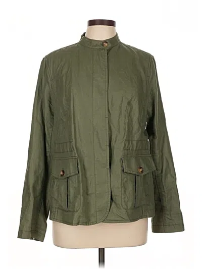 Pre-owned Talbots Jacket In Green