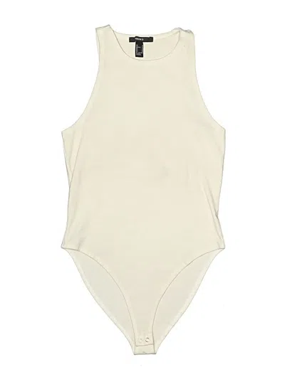 Pre-owned Forever 21 Bodysuit In White