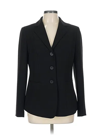 Pre-owned Jones New York Collection Blazer Jacket In Black