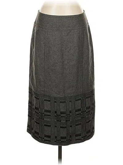 Pre-owned Magaschoni Formal Skirt In Gray