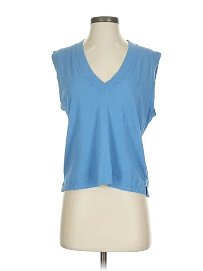 Pre-owned Perfectwhitetee Sleeveless T-shirt In Blue