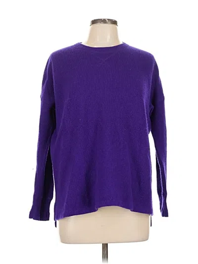 Pre-owned Polo By Ralph Lauren Pullover Sweater In Purple