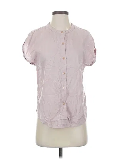 Pre-owned Splendid Short Sleeve Blouse In Pink