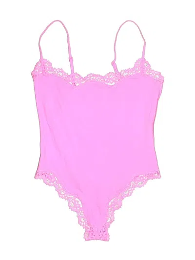 Pre-owned Skims Bodysuit In Pink