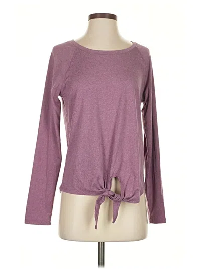 Pre-owned Balance Collection Long Sleeve T-shirt In Purple
