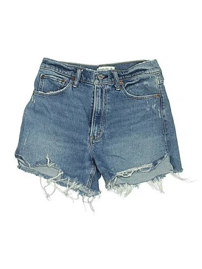 Pre-owned Abercrombie & Fitch Denim Shorts In Blue