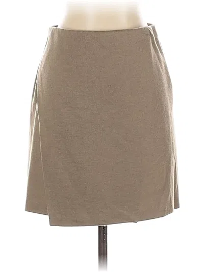 Pre-owned Vince Wool Skirt In Brown