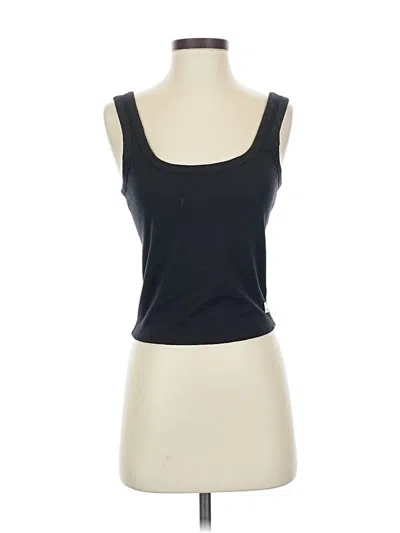 Pre-owned Vuori Tank Top Black Strapless Neckline Tops
