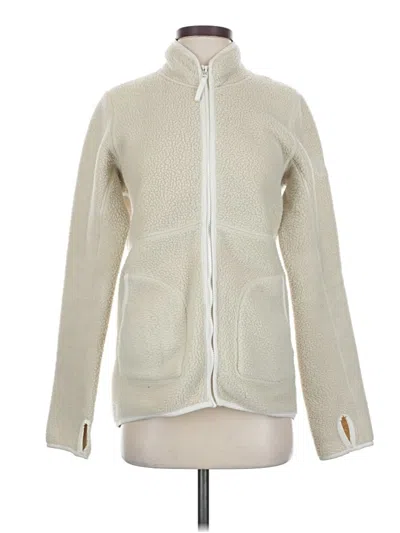 Pre-owned Helly Hansen Fleece Jacket In White