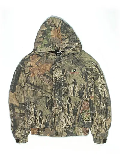 Pre-owned Mossy Oak Kids' Windbreaker Jacket In Green