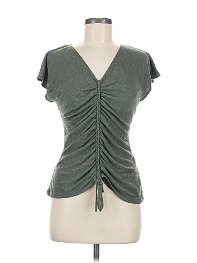 Pre-owned Max Studio Short Sleeve T-shirt In Green