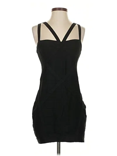 Pre-owned Bebe Cocktail Dress In Black