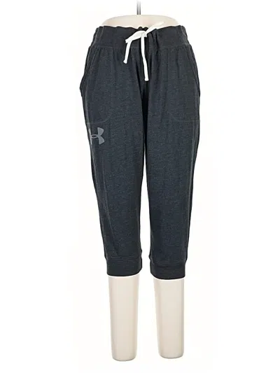 Pre-owned Under Armour Track Pants In Gray