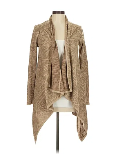 Pre-owned Peruvian Connection Cardigan Sweater In Brown