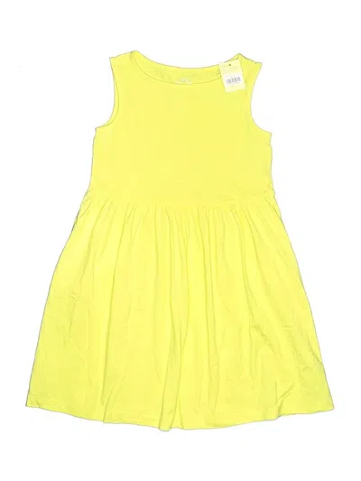 Pre-owned Primary Clothing Kids' Dress In Yellow