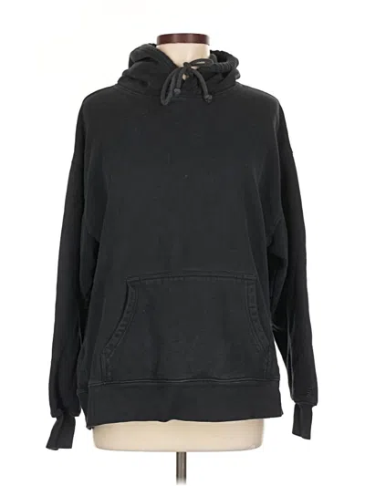 Pre-owned Tna Pullover Hoodie In Black