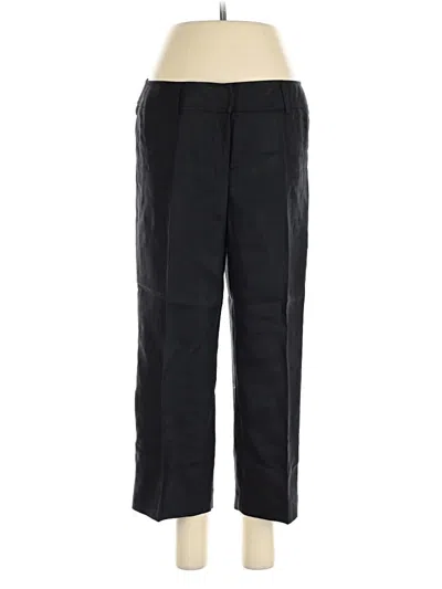 Pre-owned Style & Co Linen Pants In Black