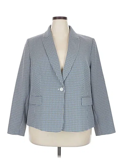 Pre-owned Tahari By Asl Blazer Jacket In Blue